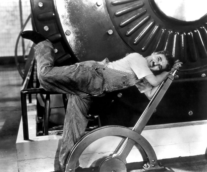Afbeelding uit film Modern Times